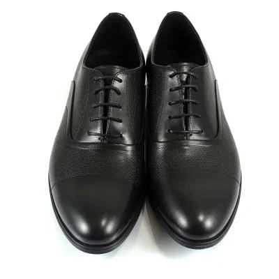 Oxford Czarne Skórzane Eleganckie PW224