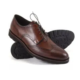 Buty Męskie Pilpol Prato PW044 M250 Brązowe Brogsy-Derby Buty męskie Pilpol Prato PW044 M250 Brązowe