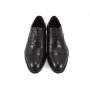 Buty męskie Pilpol Prato PW045 M304 Czarne Oxfordy