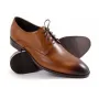 Buty męskie Pilpol Prato PW053 B242 Brązowe Derby