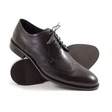 Buty męskie Pilpol Prato PW054 W687 Czarne