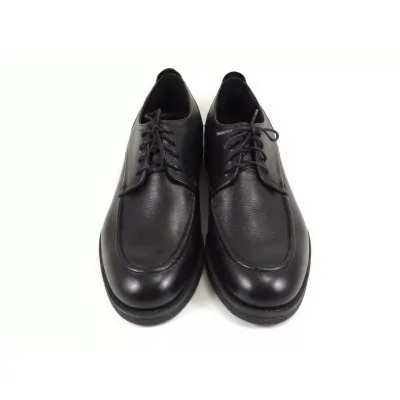 Derby Pilpol Prato – derby męskie gruba podeszwa czarne Derby Pilpol Prato – derby męskie gruba podeszwa czarne