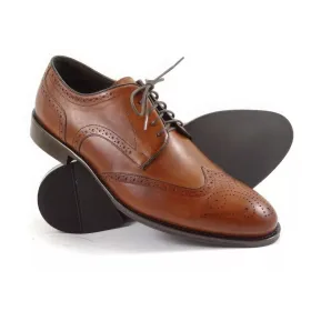 Buty Męskie Pilpol Prato PW054 W760 Brązowe Brogsy-Derby Buty męskie Pilpol Prato PW054 W760 Brązowe