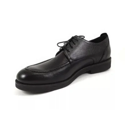 Derby Pilpol Prato – derby męskie gruba podeszwa czarne Derby Pilpol Prato – derby męskie gruba podeszwa czarne