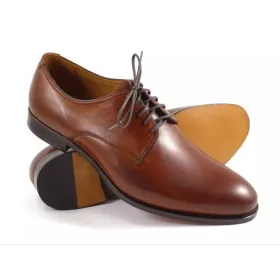 Buty Męskie Pilpol Prato PW083 B158 Brązowe Półbuty na Skórzanej Podeszwie Buty męskie Pilpol Prato PW083 B158 Brązowe