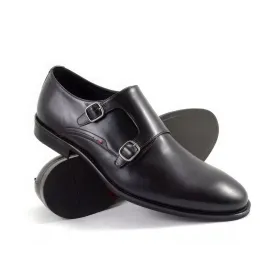 Buty Męskie Pilpol Prato PW096 C1 Czarne Monki Buty męskie Pilpol Prato PW096 C1 Czarne Monki