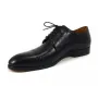 Buty męskie Pilpol Prato PW112 C1 Czarne Derby na