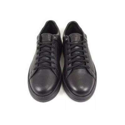 Trampki Pilpol Plaro – trampki skórzane lekkie czarne Trampki Pilpol Plaro – trampki skórzane lekkie czarne