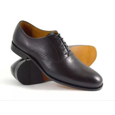 Buty męskie Pilpol Prato PW114 C1 Czarne Oxfordy