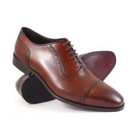 Buty Męskie Pilpol Prato PW134 M884 Brązowe Brogsy-Oxford Buty męskie Pilpol Prato PW134 M884 Brązowe