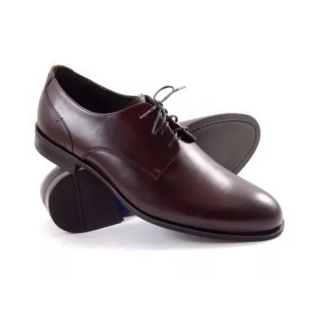 Buty męskie Pilpol Prato PW137 K189 Burgundowe