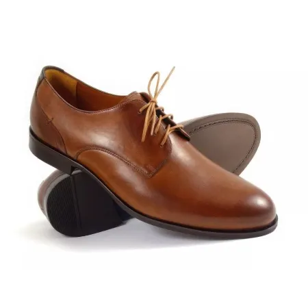 Buty męskie Pilpol Prato PW137 M933 Brązowe Derby