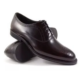 Buty Męskie Pilpol Prato PW161 K339 Bordo Brogsy-Derby Buty męskie Pilpol Prato PW161 K339 Bordo