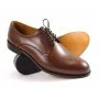 buty męskie Pilpol Prato PW110 B203 Brązowe Półbuty na