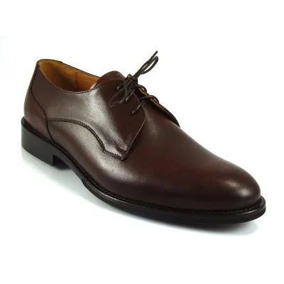 Orzech Derby Skórzane Eleganckie PW219 Orzech Derby Skórzane Eleganckie PW219