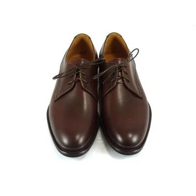 Orzech Derby Skórzane Eleganckie PW219 Orzech Derby Skórzane Eleganckie PW219