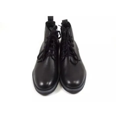 Trzewiki zimowe czarne – męskie buty zimowe casual