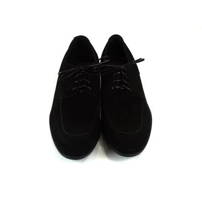 Czarne Derby Zamszowe Casual PW218 Czarne Derby Zamszowe Casual PW218