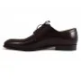 buty męskie Pilpol Prato PW112 K189 Burgundowe Derby na
