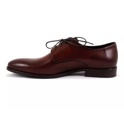 Derby męskie orzech Premium – PW007 Prato Derby męskie orzech Premium – PW007 Prato