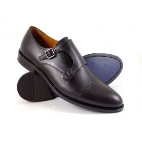 buty męskie Pilpol 1669 C1 Czarne Monki