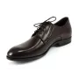 Buty męskie Pilpol Prato PW165 K189 Burgundowe