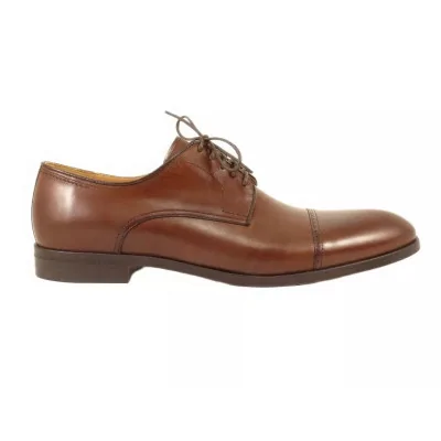 Derby Pilpol Prato – derby cap toe exclusive orzech