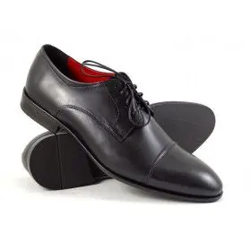 buty męskie Pilpol 1488 C1 Czarne Derby
