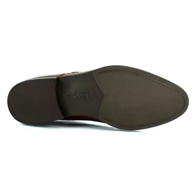 Monki Koniak Skórzane Eleganckie PW220 Monki Koniak Skórzane Eleganckie PW220