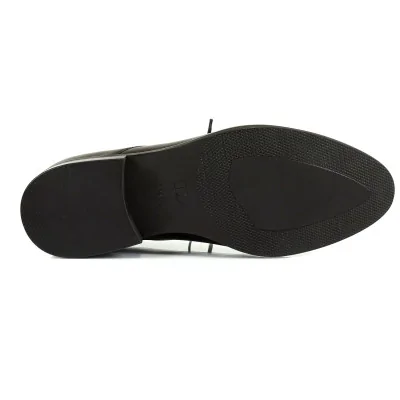 Derby Burgundowe Skórzane Eleganckie Pilpol Prato PW231