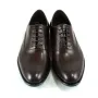 Buty męskie Pilpol Prato PW241 K189 Burgundowe Oxfordy