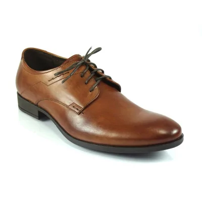 Derby Pilpol 0031 – derby plain toe regular koniak Derby Pilpol 0031 – derby plain toe regular koniak