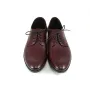 Buty Męskie Pilpol 0031 K193 Burgundowe Derby