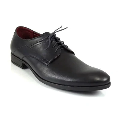 Derby Pilpol 0031 – derby plain toe regular granat Derby Pilpol 0031 – derby plain toe regular granat