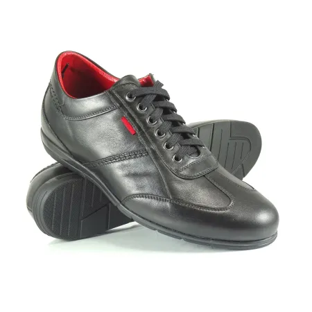 Buty Męskie Pilpol 1411 C12 Czarne Półbuty 11