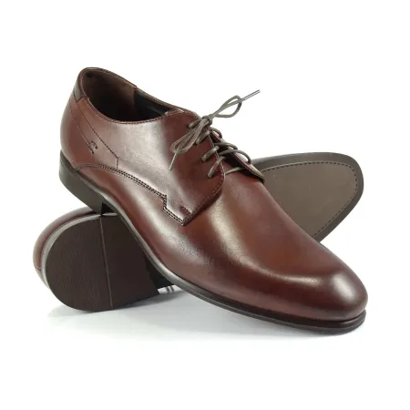 Buty męskie Pilpol Prato PW169 R183 Brązowe Derby