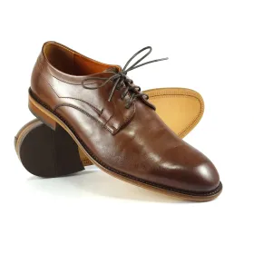 Buty Męskie Pilpol Prato PW198 B203 Brązowe Derby Buty męskie Pilpol Prato PW198 B203 Brązowe Derby