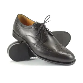 Buty Męskie Pilpol Prato PW217 C1 Czarne Brogsy-Derby Buty męskie Pilpol Prato PW217 C1 Czarne