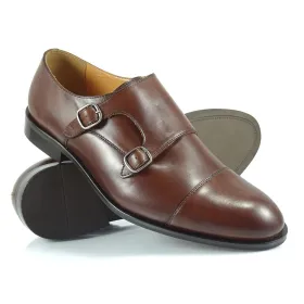 Buty Męskie Pilpol Prato PW220 B203 Brązowe Monki Buty męskie Pilpol Prato PW220 B203 Brązowe Monki