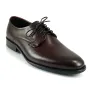 Buty męskie Pilpol Prato PW233 K189 Burgundowe Derby