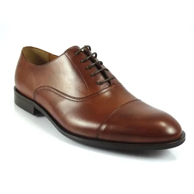 Koniak Oxfordy Skórzane Eleganckie – Pilpol Prato PW211 Premium Koniak Oxfordy Skórzane Eleganckie – Pilpol Prato PW211 Premium