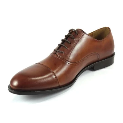 Koniak Oxfordy Skórzane Eleganckie – Pilpol Prato PW211 Premium Koniak Oxfordy Skórzane Eleganckie – Pilpol Prato PW211 Premium