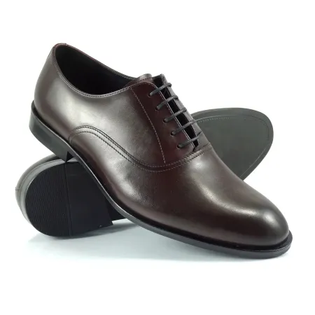 Buty męskie Pilpol Prato PW241 K189 Burgundowe Oxfordy