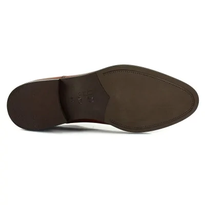 Koniak Oxfordy Skórzane Eleganckie – Pilpol Prato PW211 Premium Koniak Oxfordy Skórzane Eleganckie – Pilpol Prato PW211 Premium