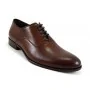 Buty męskie Pilpol Prato PW035 M261 Brązowe Oxfordy