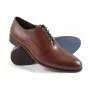 Buty męskie Pilpol Prato PW035 M261 Brązowe Oxfordy