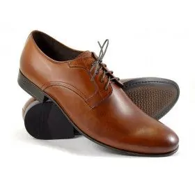 buty męskie Pilpol 1672 B158 Brązowe Derby