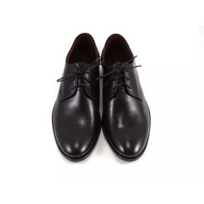 Derby męskie czarne Pilpol 1609 – eleganckie buty wizytowe skórzane