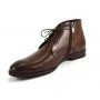 Buty męskie Pilpol Prato PW6029 B203 Brązowe Trzewiki Derby na