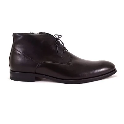 buty męskie Pilpol Prato PW6029 C1 Czarne Trzewiki Derby na Zimę